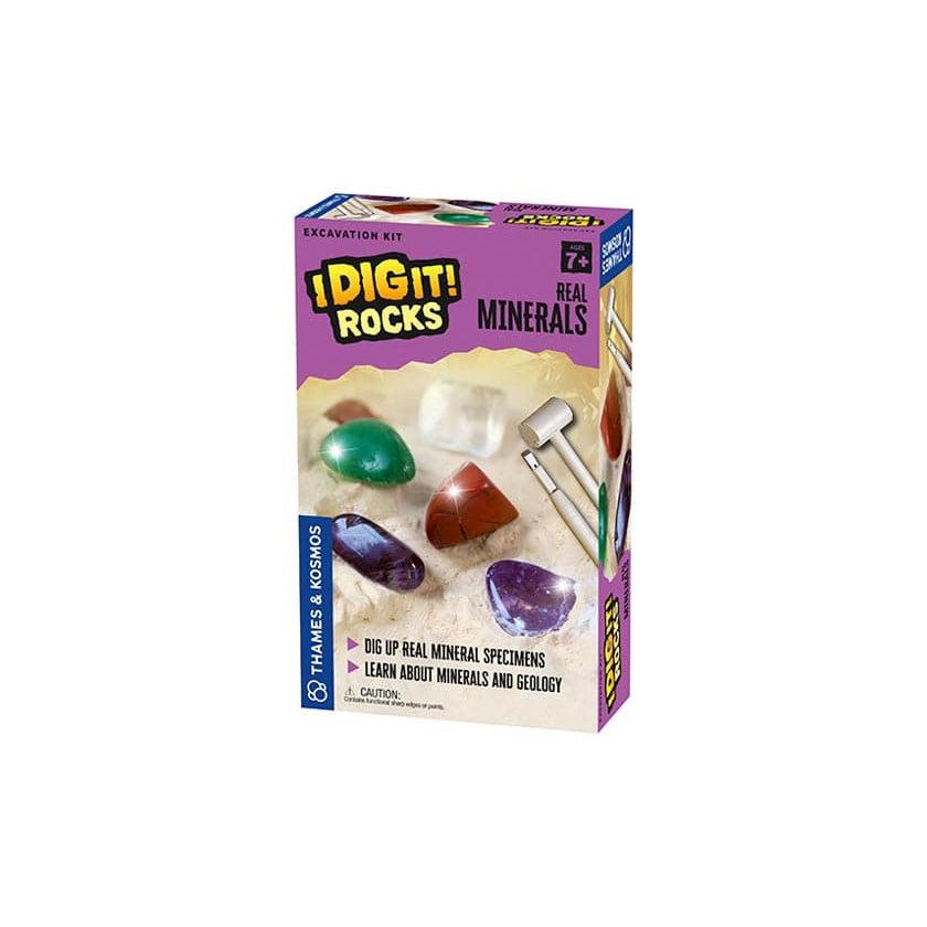 Thames & Kosmos-I Dig It! Rocks - Real Minerals Excavation Kit-630447-Legacy Toys